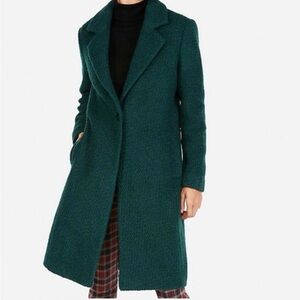 Express Women's Deep Green Trench Coat